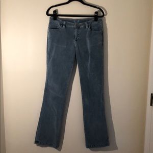 Blue corduroy pants